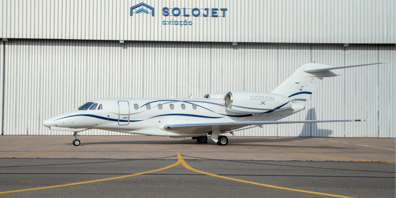 Solojet debuta compartilhamento de aeronave Citation X