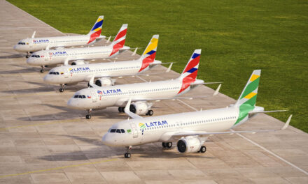 Latam personaliza aviões com cores dos países onde opera voos domésticos