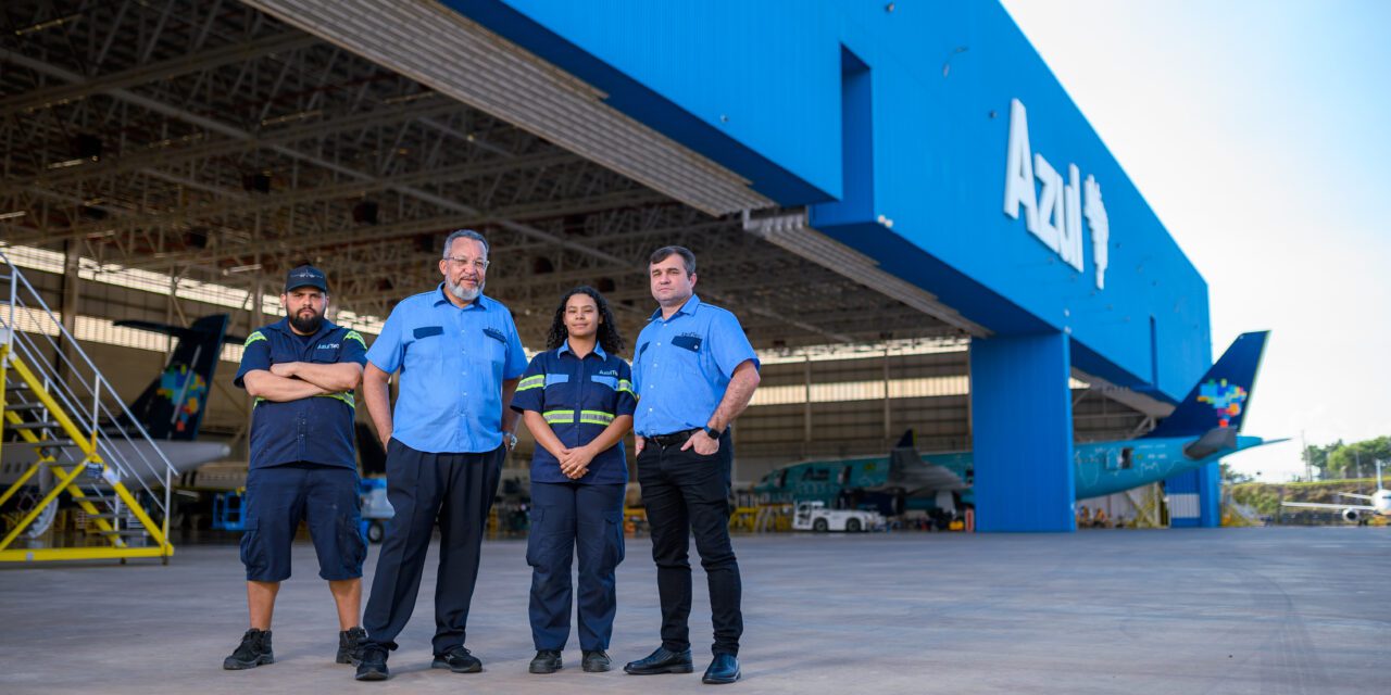 Azul abre 200 vagas para técnico de manutenção de aeronaves