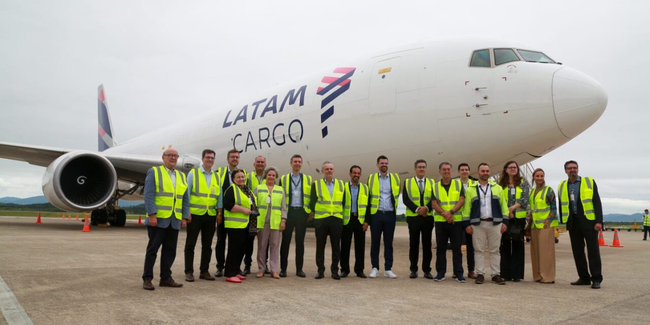 Latam Cargo dá início na rota Europa-Florianópolis