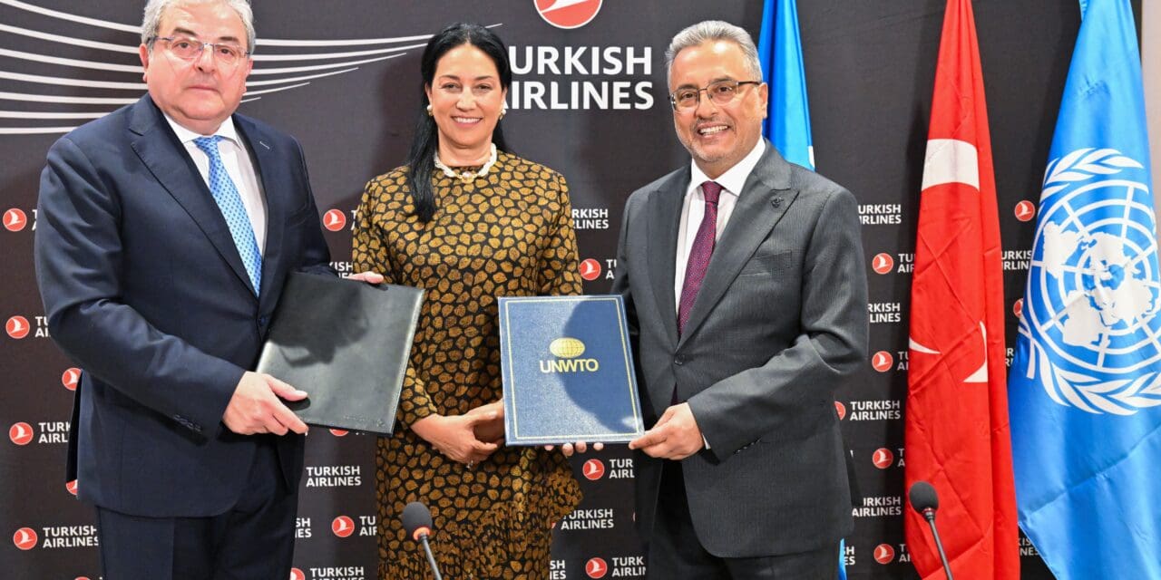 Turkish Airlines e UN Tourism firmam parceria estratégica