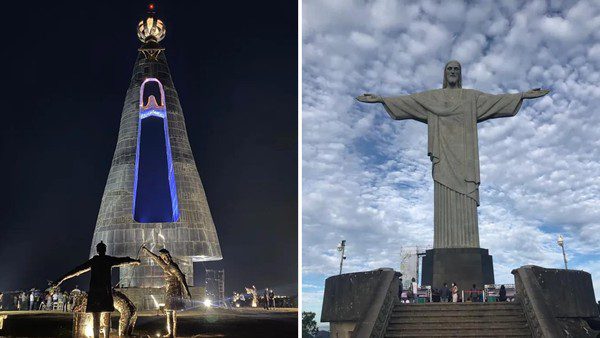 São Paulo e Rio trocam réplicas do Cristo e de Aparecida