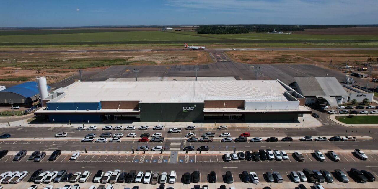 Aeroporto de Sinop inaugura estacionamento com eletropostos