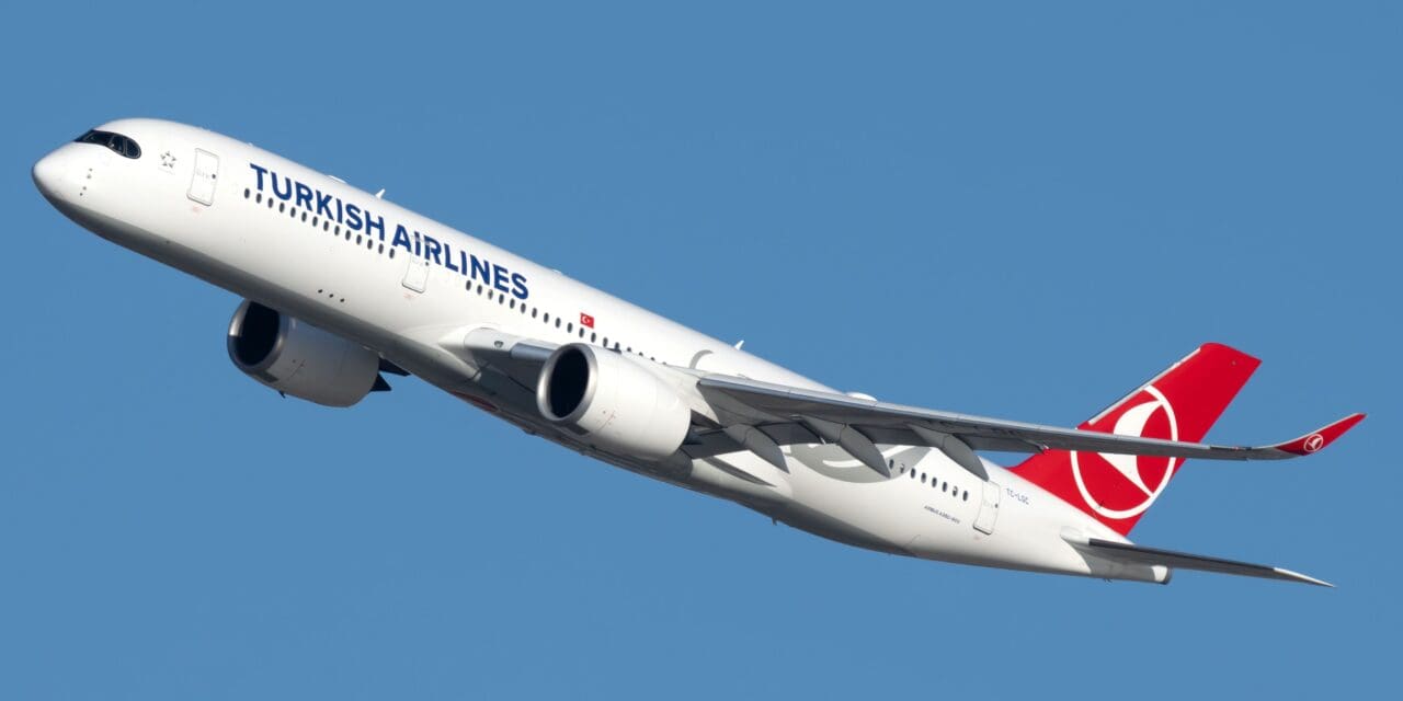 Turkish Airlines transportou 7,2 milhões de passageiros em maio