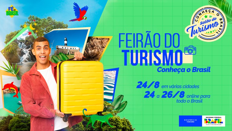 Ministério do Turismo promove 1º Feirão do Turismo em  agosto