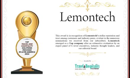 Lemontech é premiada como uma das Top 10 Soluções de Viagens