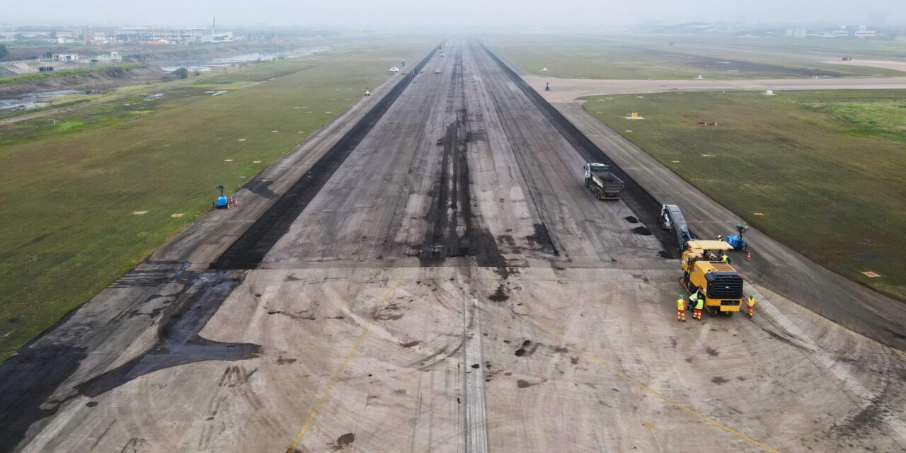 Recuperação da pista do Aeroporto de Porto Alegre avança