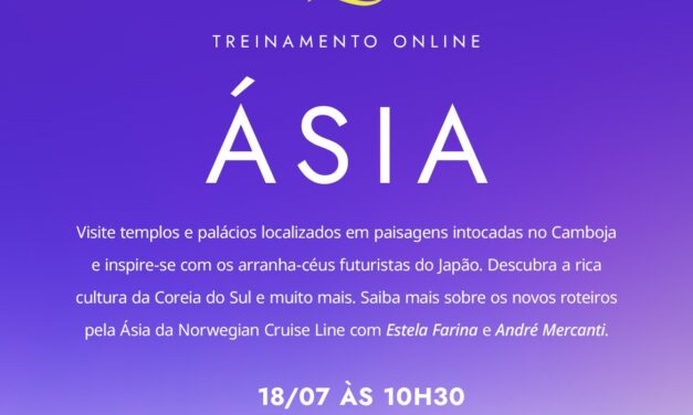 NCL promove webinar sobre novos roteiros pela Ásia; veja como participar