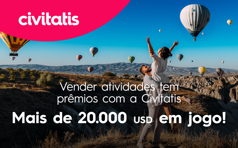 Civitatis lança campanha com mais de 20 mil dólares em prêmios