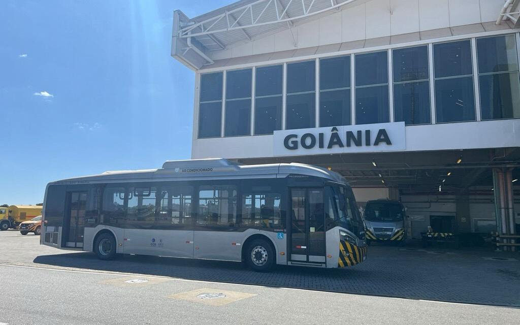 Aeroporto de Goiânia inicia testes com ônibus elétrico da BYD