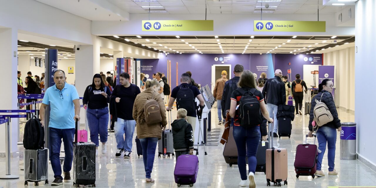 Aeroporto de Foz do Iguaçu alcança 1 milhão de passageiros em 2024