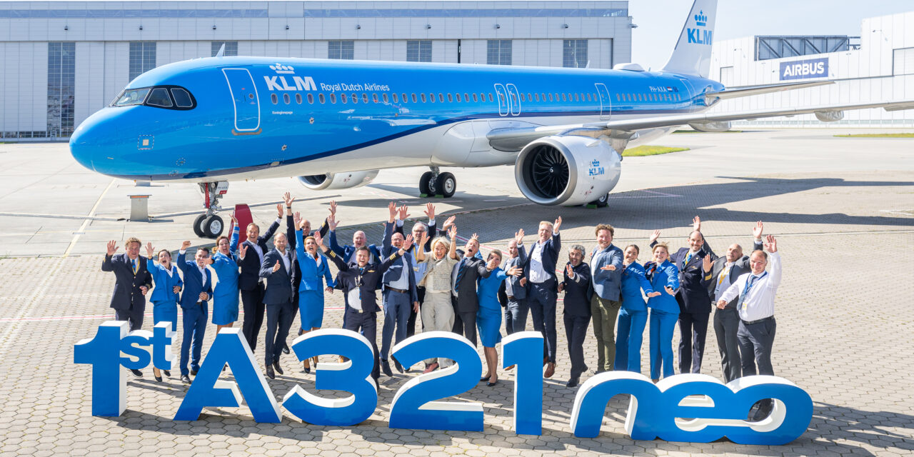 KLM recebe seu primeiro Airbus A321neo