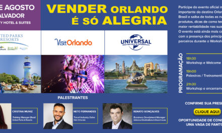 Aviareps promove evento “Vender Orlando é só alegria”, em Salvador