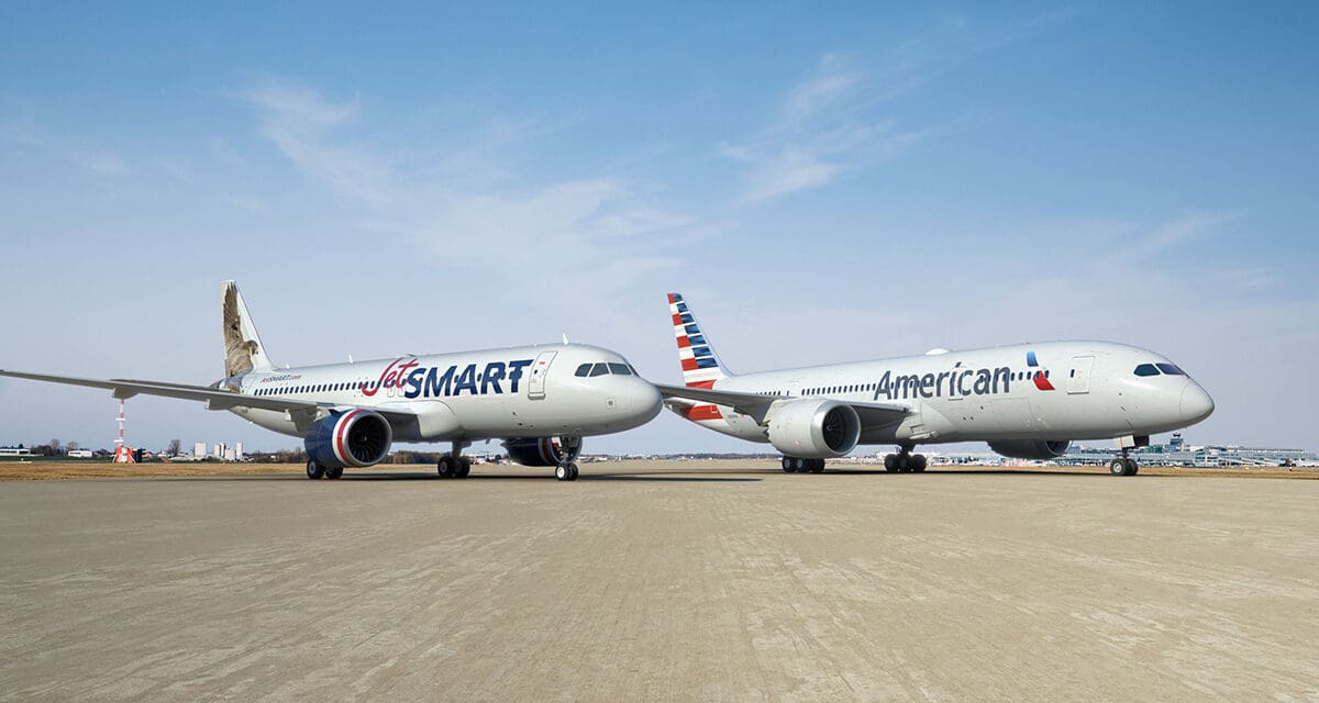 American Airlines recebe JetSmart no premiado programa AAdvantage