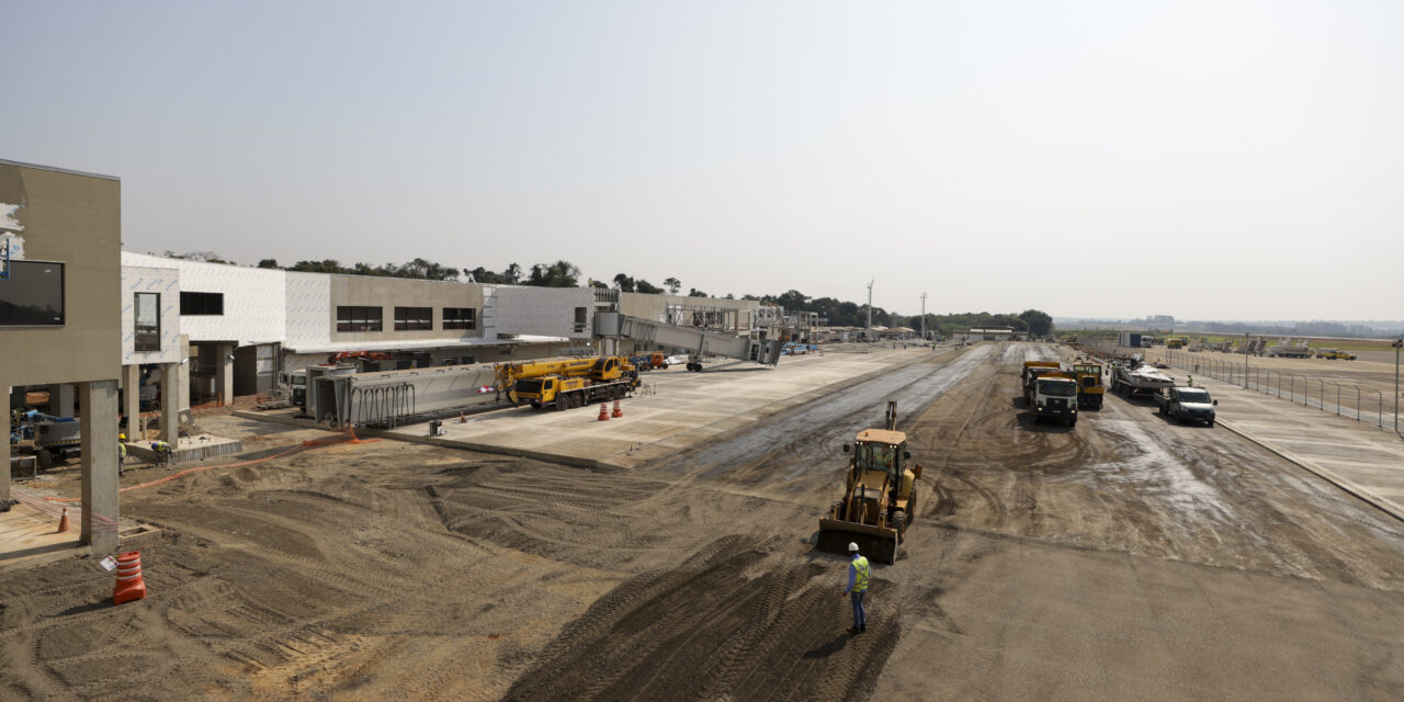 Obras do aeroporto de Foz do Iguaçu já supera 75% de conclusão