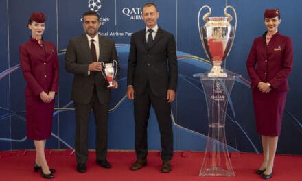 Qatar Airways se torna a parceira oficial da Champions League