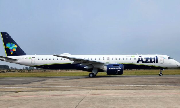 Azul recebe mais um Embraer E2 e amplia sua frota