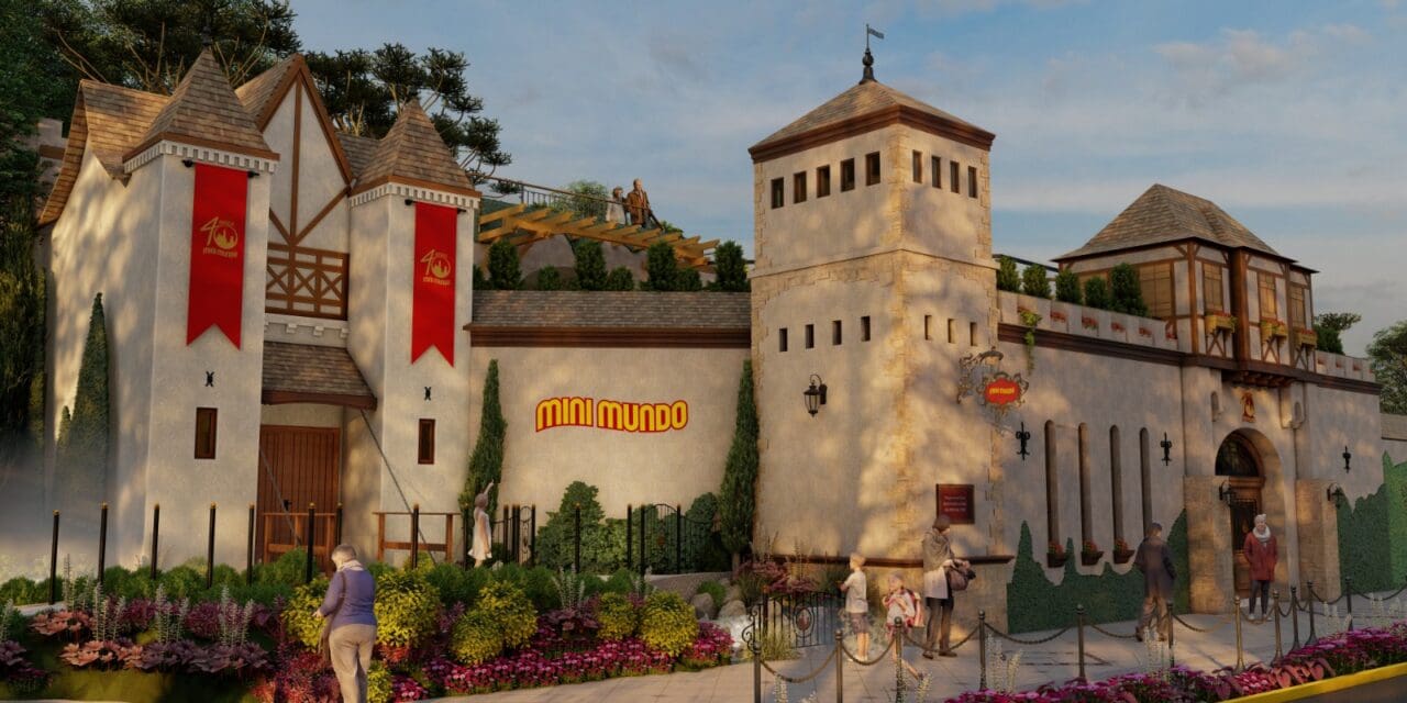 Mini Mundo inaugura castelo de entrada, resgatando as origens do parque em Gramado