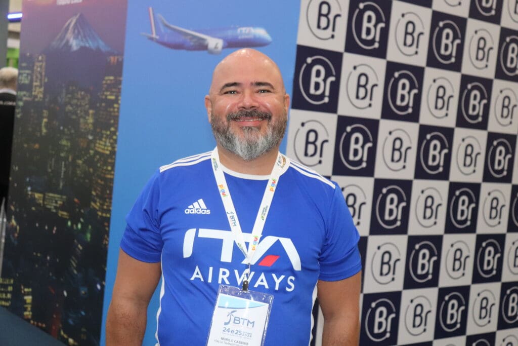 Murilo Cassino, diretor Comercial da Ita Airways Foto: Kamilla Alves (Brasilturis)