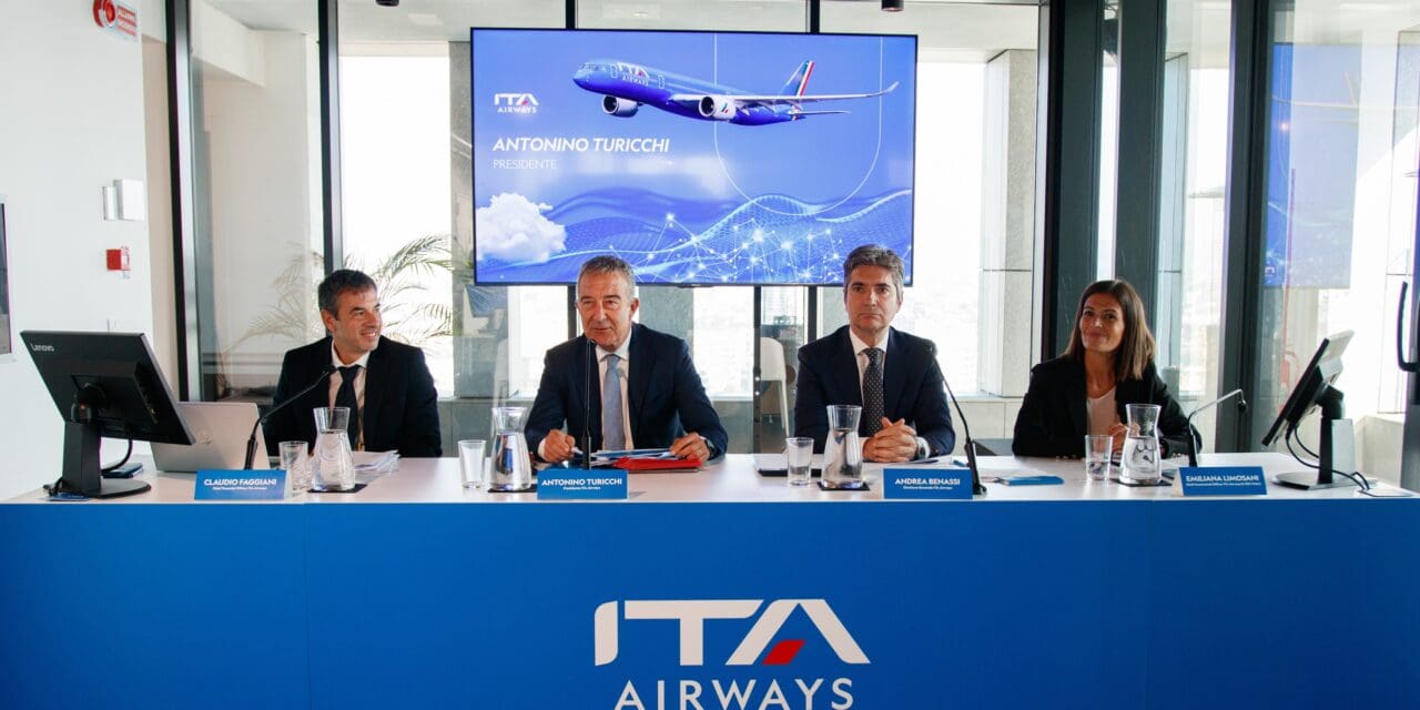 ITA Airways apresenta resultados positivos e novos investimentos em Milão