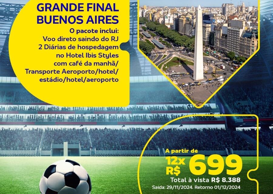 CVC oferta pacotes para final da Libertadores entre Botafogo e Atlético