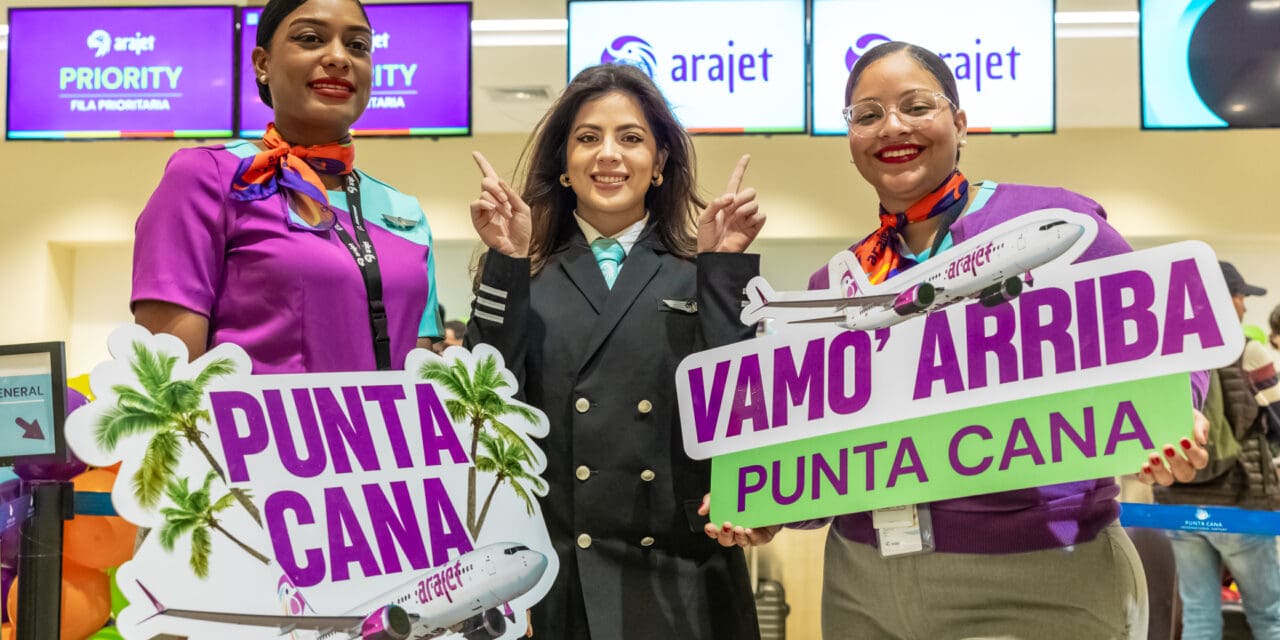 Arajet inicia operações no Aeroporto de Punta Cana