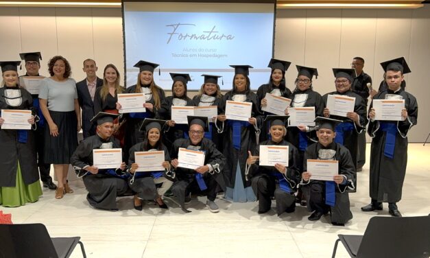 1ª turma de Técnico em Hospedagem do Senac RN celebra formatura