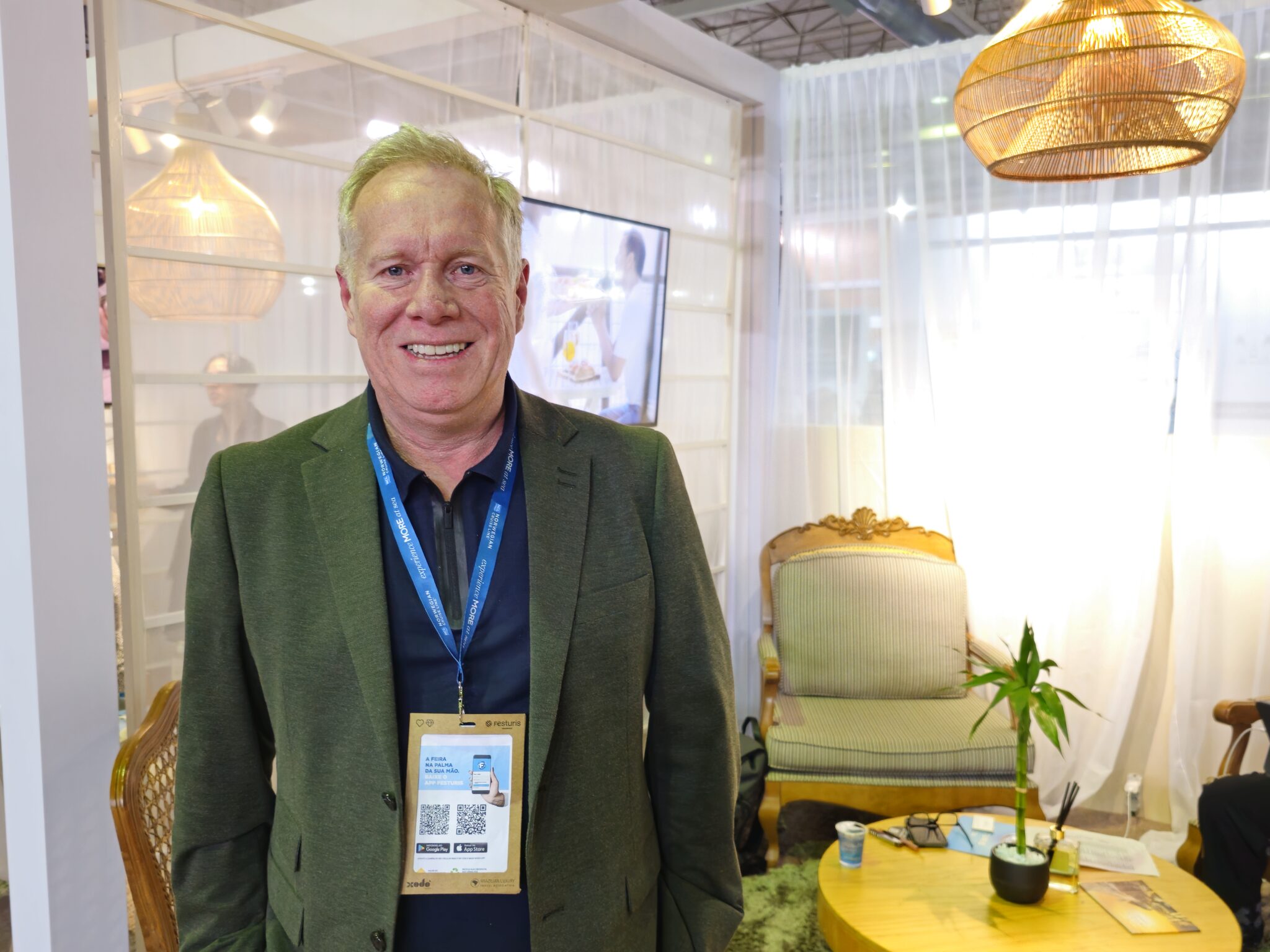 André Mercanti, diretor Comercial da NOrwegian Cruise Line (NCL) Foto: Kamilla Alves (Brasilturis)