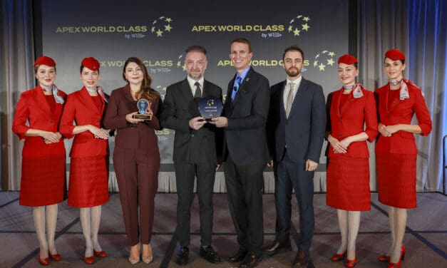 Turkish Airlines recebe prêmio da Apex pela 4º vez consecutiva