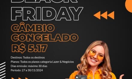 Affinity Seguro Viagem congela câmbio a R$ 5,17 na Black Friday