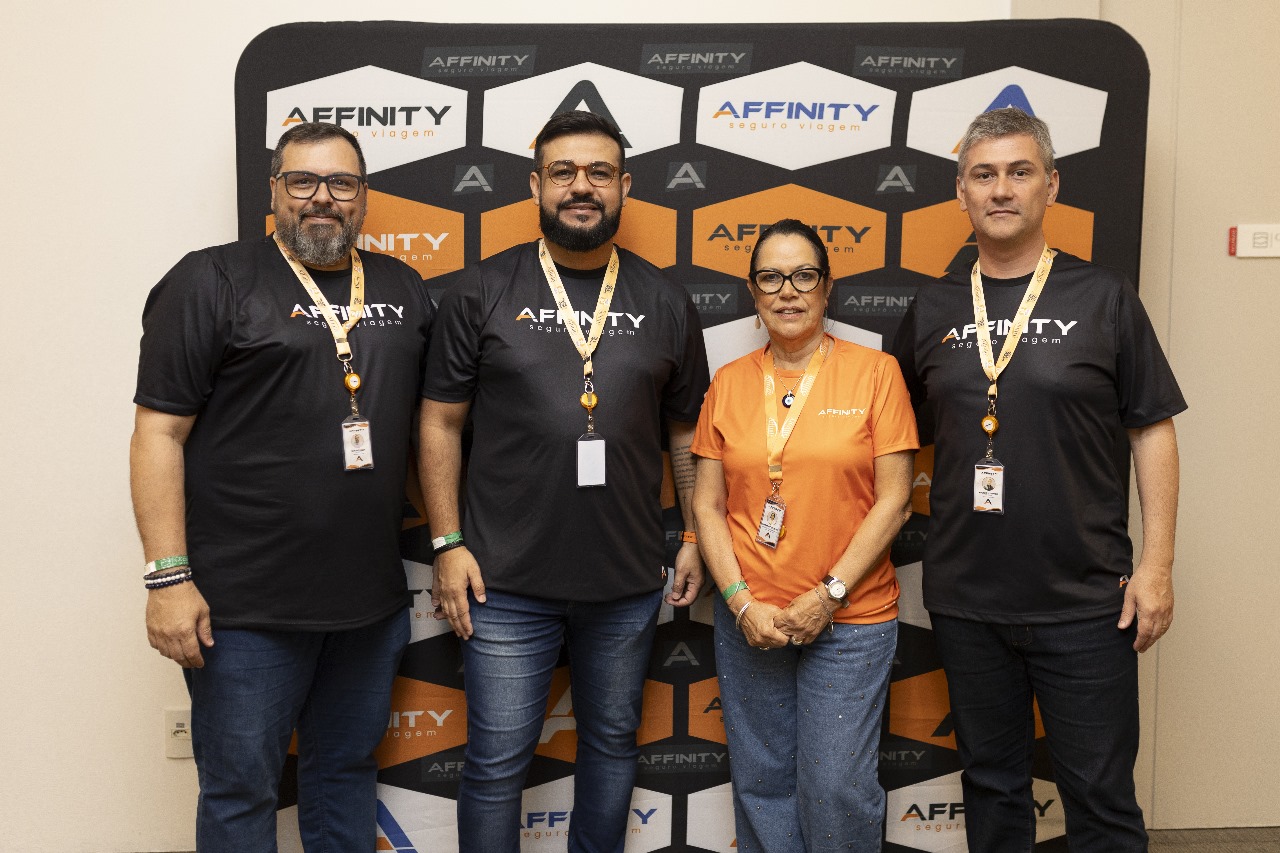 Günther Klein- Fábio Leistner- Sandra Bittencourt e Wagner Kucharski - (Foto: Divulgação Affinity Viagem)