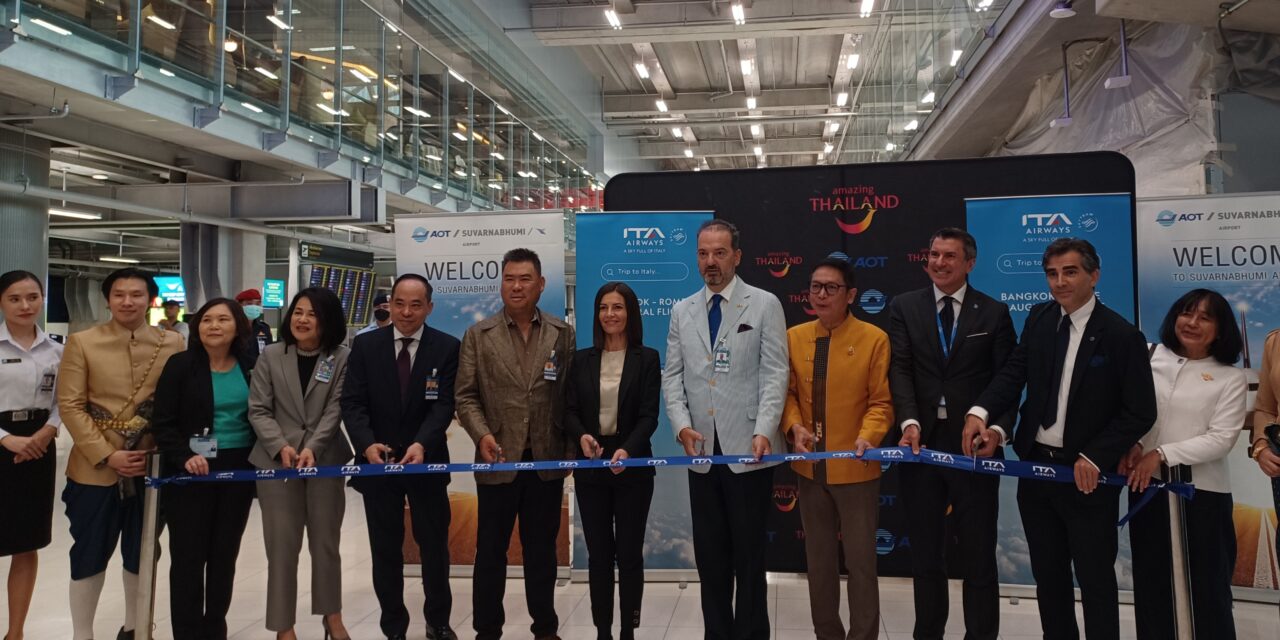 Ita Airways estreia voos diretos entre Bangkok e Roma