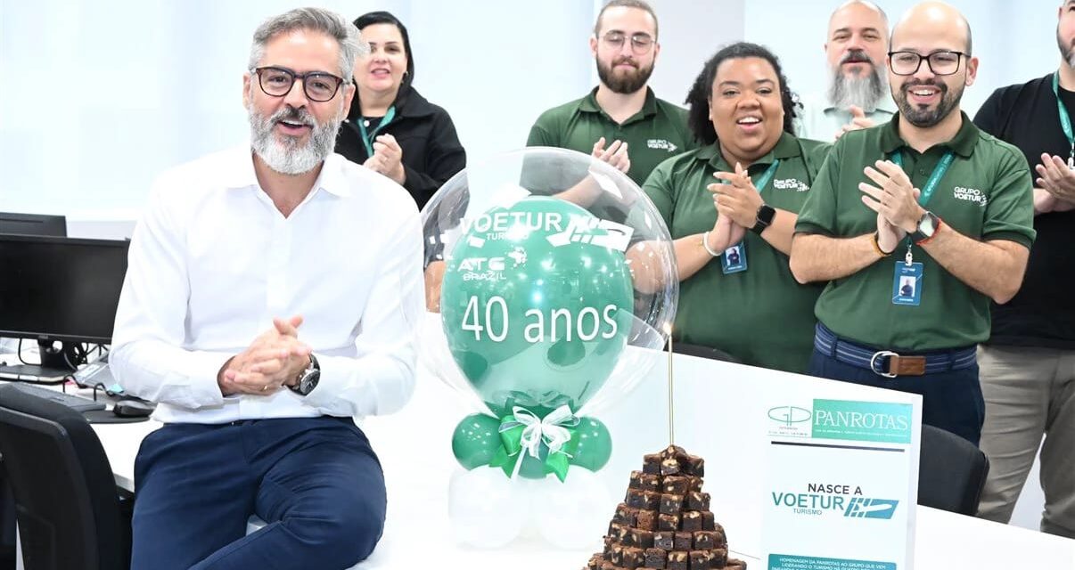 Voetur Turismo celebra 40 anos com evento simultâneo para colaboradores