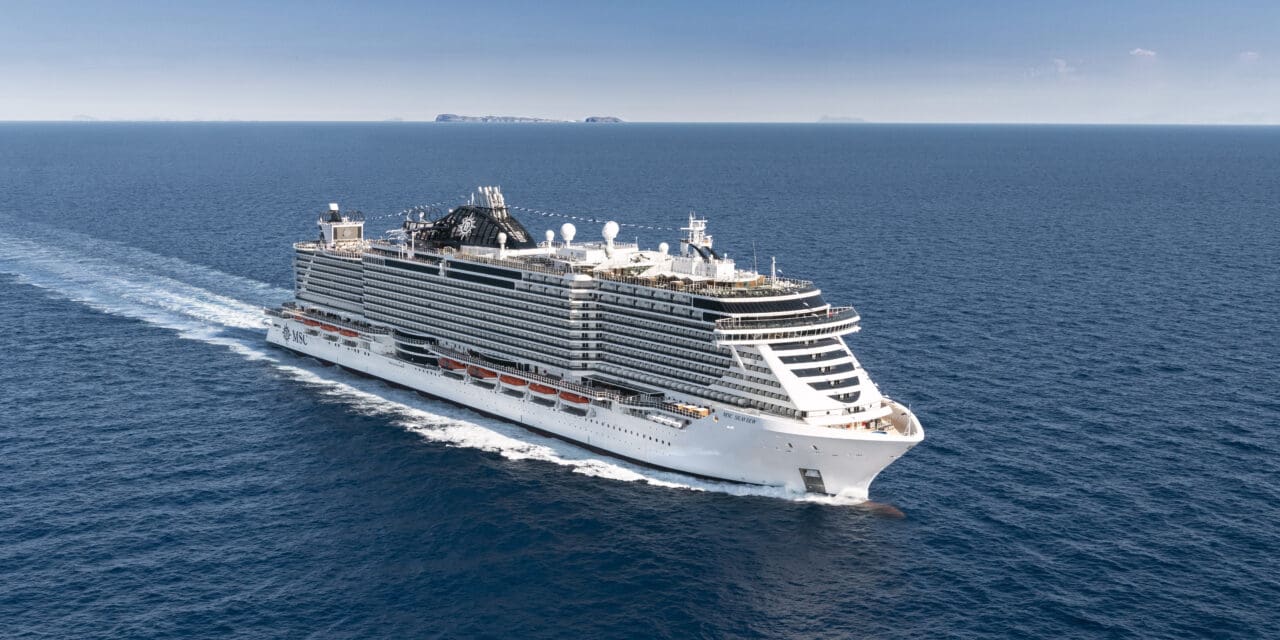 MSC Seaview inaugura temporada de cruzeiros 2024/2025