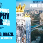 Manchester City promove experiência gratuita com as taças em São Paulo