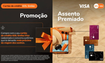 Smiles e Visa lançam promoção “Assento Premiado” com prêmios em milhas e pacotes