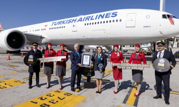 Turkish Airlines inaugura voos para Santiago e bate recorde de destinos