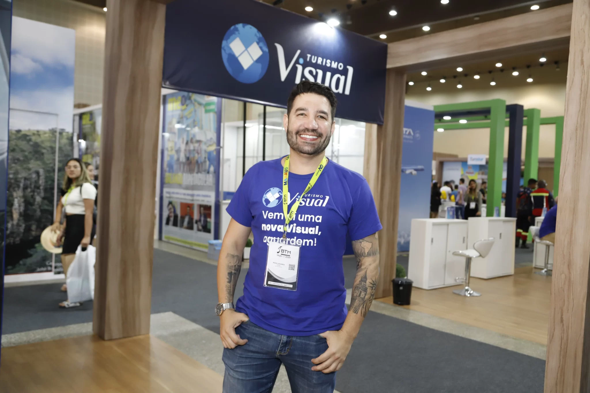 Hugo Lagares, diretor da Visual Turismo. Crédito: Kamilla Alves (Brasilturis) Hugo Lagares, diretor da Visual Turismo. Crédito: Kamilla Alves (Brasilturis)