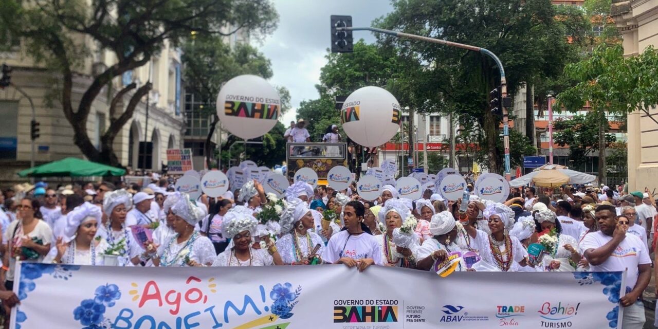 Bahia celebra liderança no turismo nacional na Lavagem do Bonfim