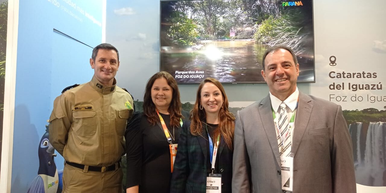 Destino Iguaçu marca presença na Fitur 2025 ao lado da Embratur