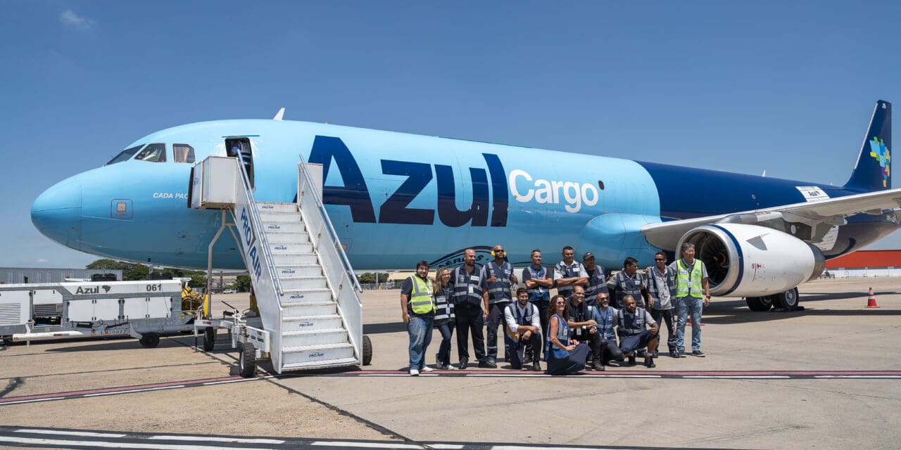 Azul Cargo amplia capacidade com estreia de Airbus A321