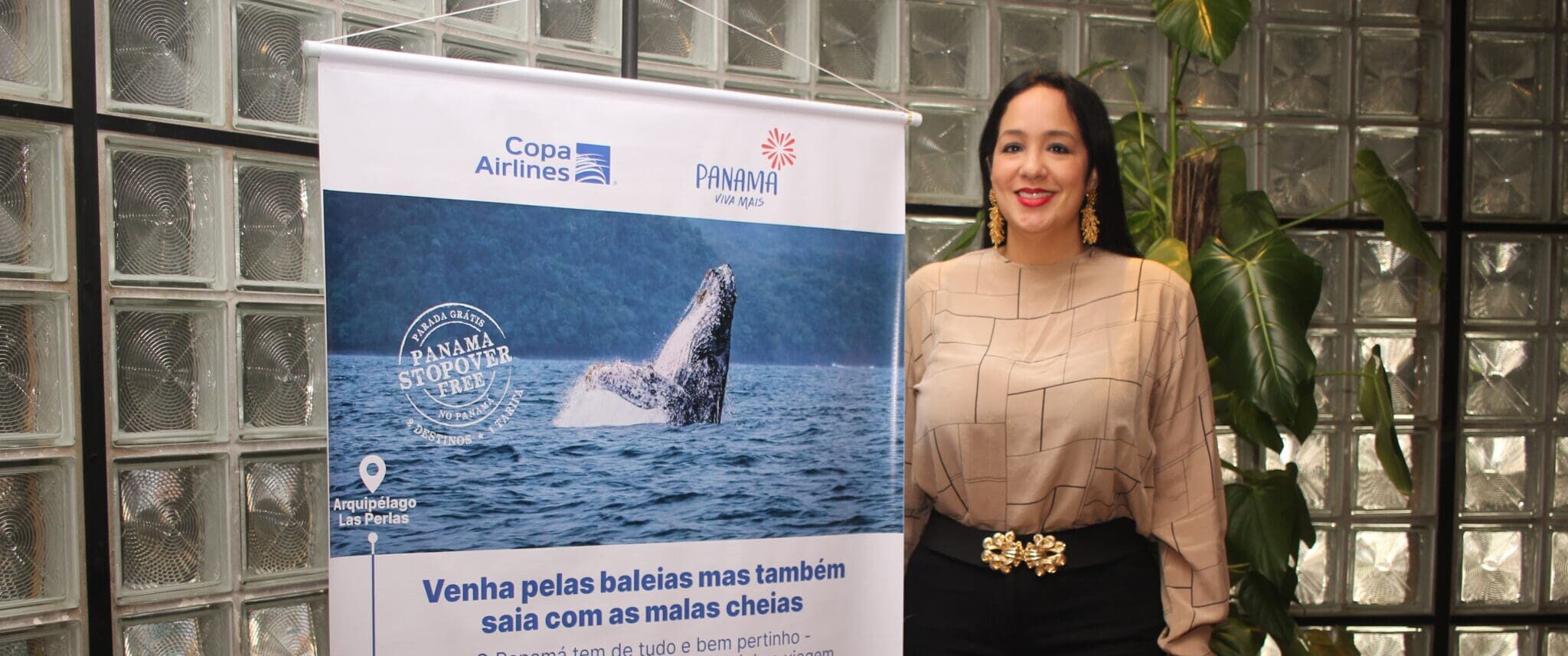 IMG_8173 Gabriella Rodríguez, gerente comercial de Viagens do Visit Panamá (Foto: Geovana Fraga/ Brasilturis)