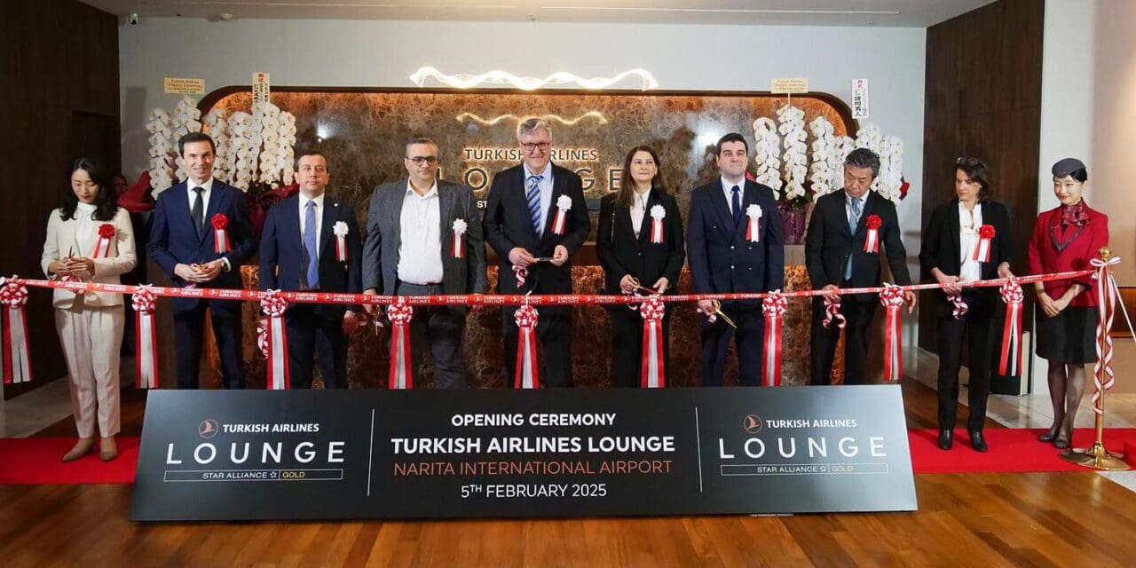 Turkish Airlines inaugura lounge em Tóquio