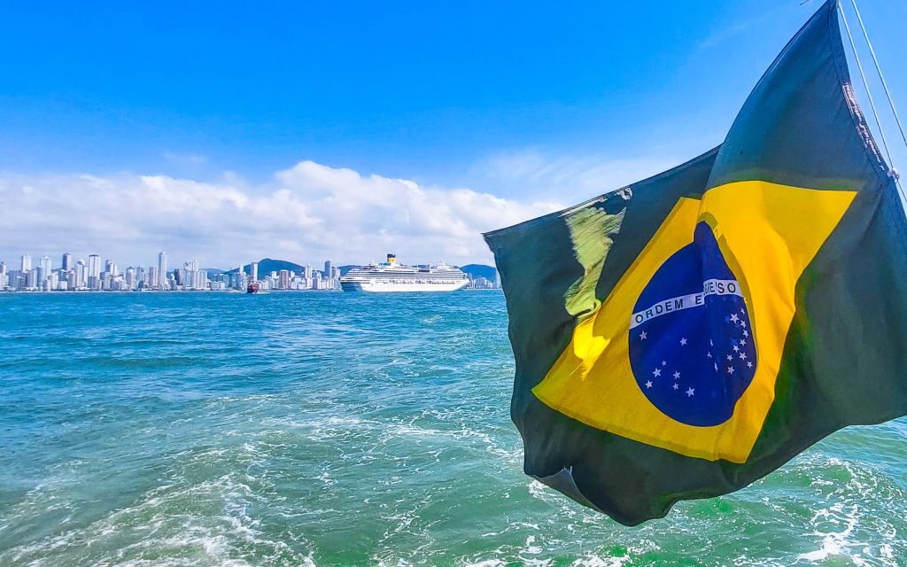 Navegando com a Costa Cruzeiros (foto: Geovana Fraga)