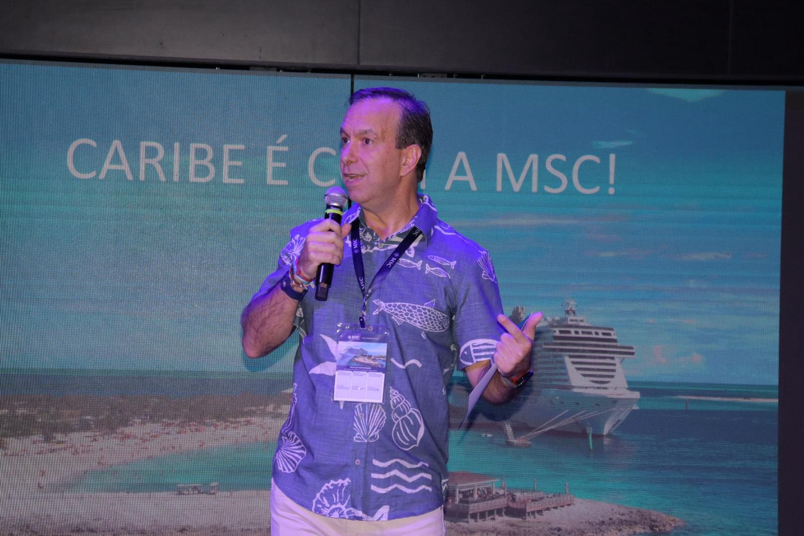 Adrian Ursilli, diretor geral da MSC Cruzeiros no Brasil. Crédito: Felipe Lima/Brasilturis