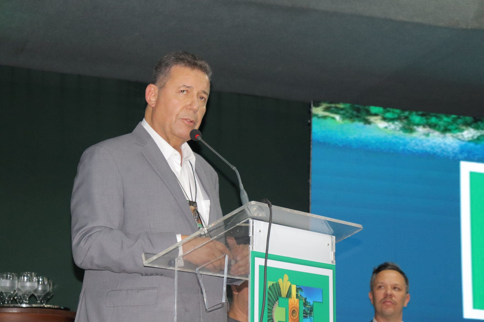 Alexandre Sampaio, presidente da Federação Brasileira de Hospedagem e Alimentação (FBHA). Créditos: Felipe Lima/Brasilturis