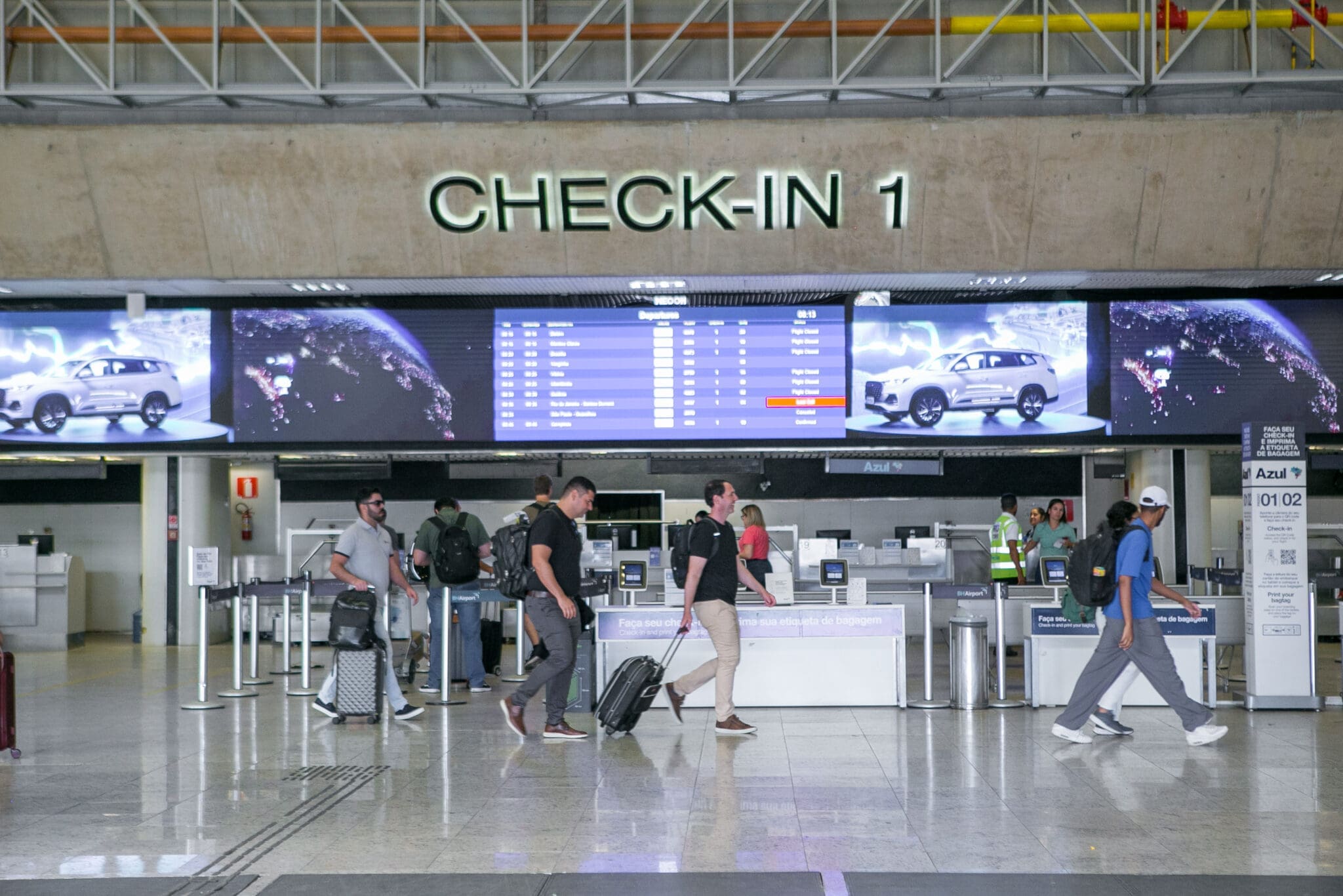 BH Airport tem crescimento de 15% na movimentação de passageiros no primeiro semestre de 2025
