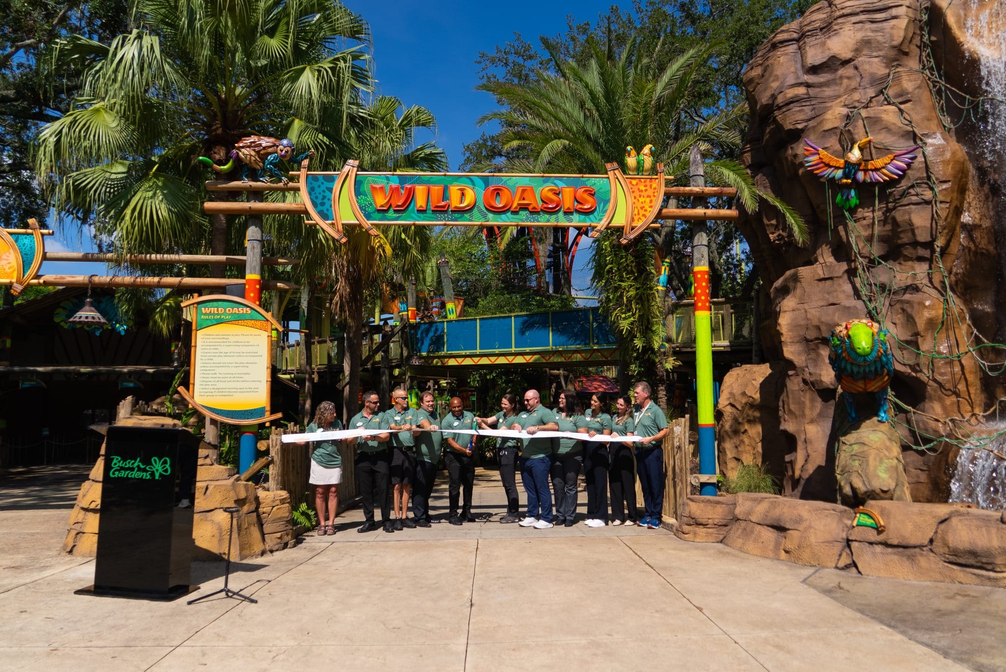 Busch Gardens apresenta Wild Oasis, uma nova atração exclusiva para crianças em Tampa, Flórida