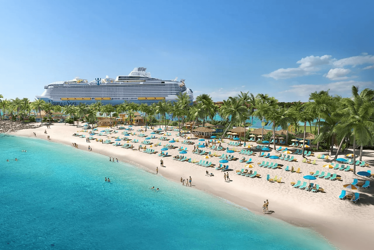 Royal Caribbean inicia vendas para o Royal Beach Club em Nassau: descubra o novo destino de turismo de praia
