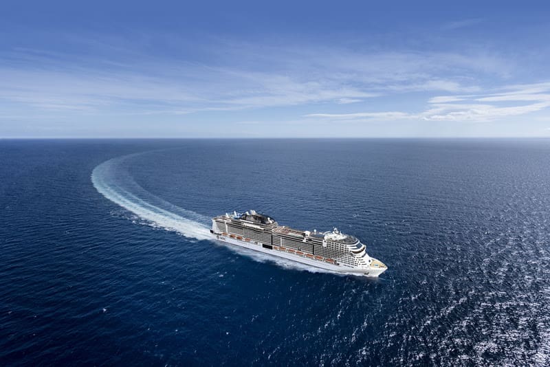 MSC Virtuosa. Crédito: Divulgação/MSC Cruzeiros